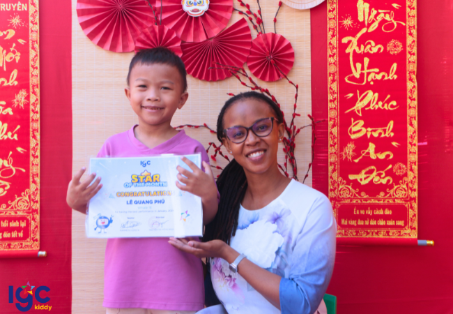 100% TIẾNG ANH VỚI GIÁO VIÊN NƯỚC NGOÀI TẠI MẦM NON IGC BÌNH DƯƠNG - NGÔI SAO CỦA THÁNG 2