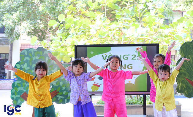 HỘI THI “VUI ĐỂ HỌC” - NƠI SÁNG TẠO VÀ HỌC HỎI TẠI TRƯỜNG MẦM NON IGC KIDDY BÌNH DƯƠNG