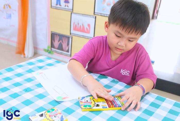 NHỮNG BỨC TRANH YÊU THƯƠNG TẠI TRƯỜNG MẦM NON IGC KIDDY BÌNH DƯƠNG