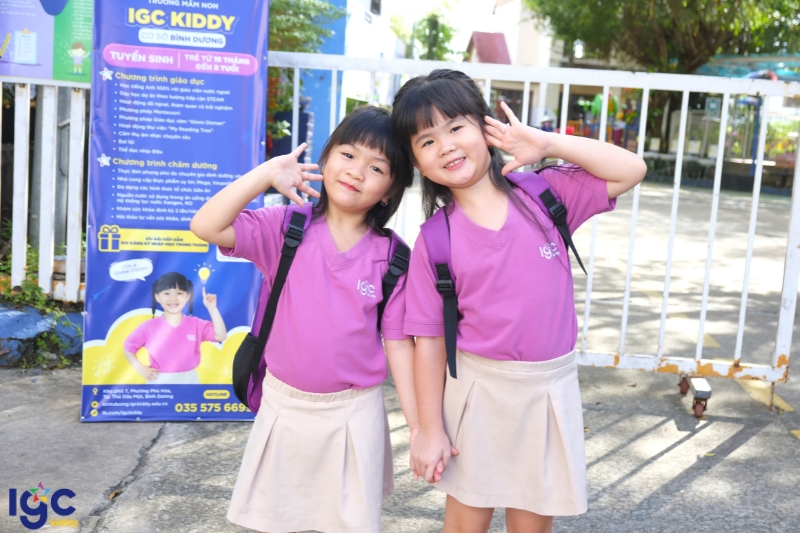 NGƯỜI BẠN THÂN CỦA CON Ở TRƯỜNG MẦM NON IGC KIDDY BÌNH DƯƠNG