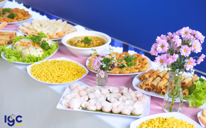 CHẾ ĐỘ ĂN UỐNG TẠI MẦM NON IGC BÌNH DƯƠNG – CHÌA KHÓA DINH DƯỠNG VÀNG CHO BÉ YÊU