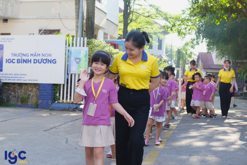CHƯƠNG TRÌNH DÃ NGOẠI TẠI TRƯỜNG MẦM NON IGC KIDDY BÌNH DƯƠNG – TRẢI NGHIỆM HỌC TẬP THỰC TẾ CHO BÉ