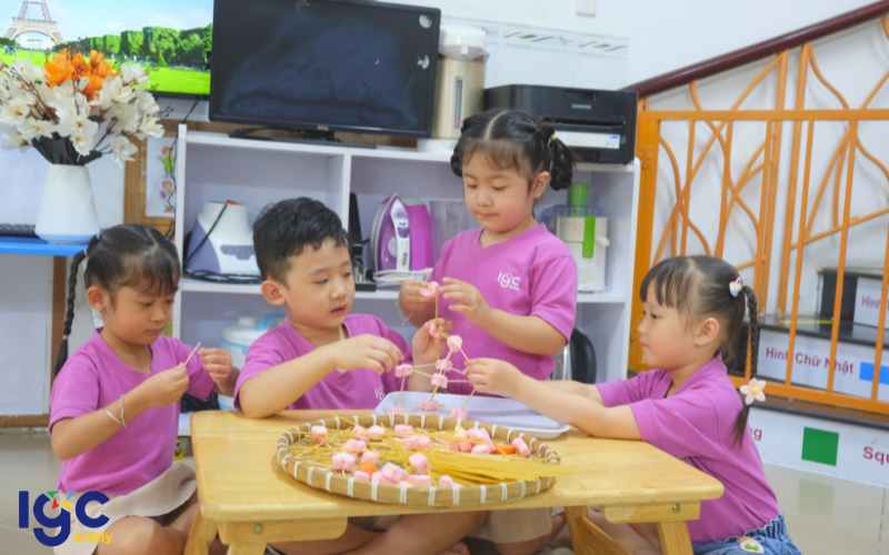 CHƯƠNG TRÌNH HỌC STEAM TẠI TRƯỜNG MẦM NON IGC KIDDY BÌNH DƯƠNG