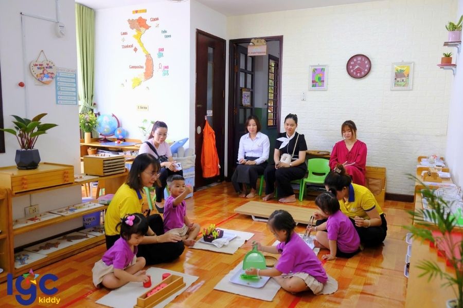 SCHOOLTOUR THAM QUAN LỚP HỌC IGC BÌNH DƯƠNG – TRẢI NGHIỆM GIỜ HỌC TIẾNG ANH & MONTESSORI CÙNG CON