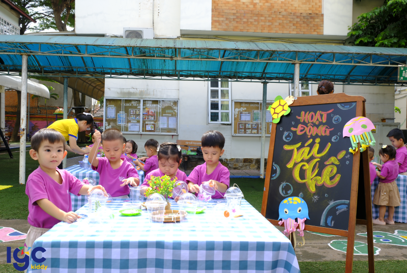 NGÀY HỘI TÁI CHẾ IGC BÌNH DƯƠNG - MỖI BÉ LÀ MỘT NHÀ SÁNG TẠO NHÍ