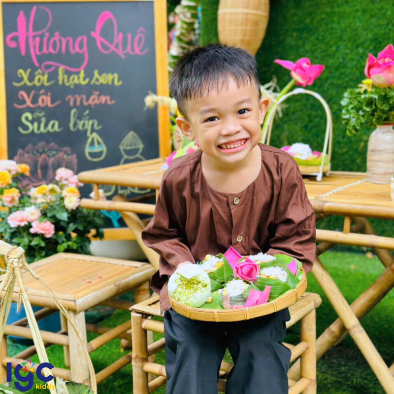 BỮA SÁNG VUI VẺ – HƯƠNG QUÊ NGỌT LÀNH CÙNG CÁC BẠN NHỎ IGC BÌNH DƯƠNG