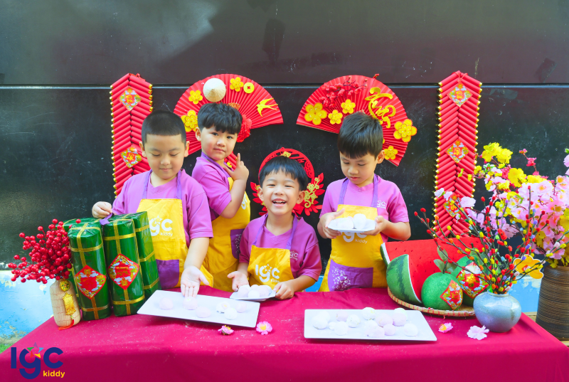 LÀM BÁNH TRÔI NƯỚC – GIEO VĂN HÓA TRUYỀN THỐNG VÀO TUỔI THƠ CON CÙNG IGC BÌNH DƯƠNG