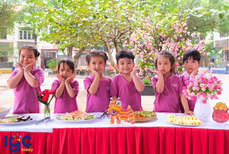 BUFFET THÁNG 2 – XUÂN SẮC CÒN VƯƠNG TẠI IGC KIDDY BÌNH DƯƠNG
