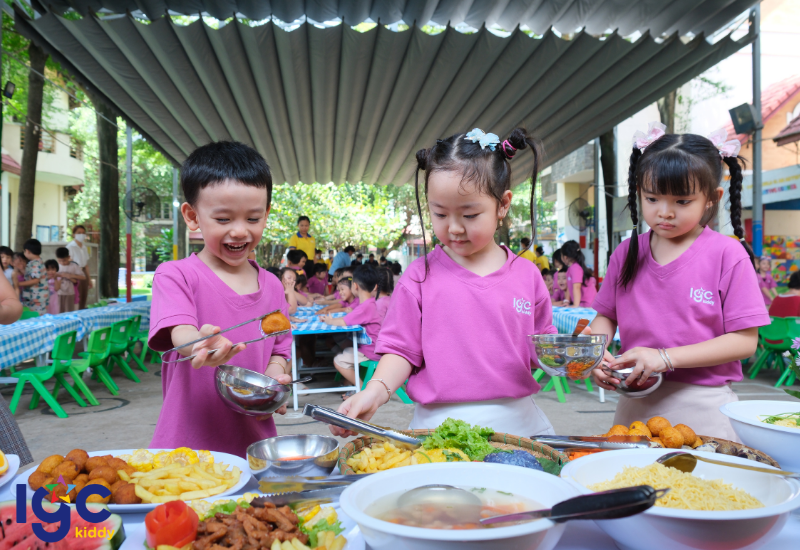 BUFFET HẰNG THÁNG TẠI TRƯỜNG MẦM NON IGC BÌNH DƯƠNG CÓ GÌ ĐẶC BIỆT?