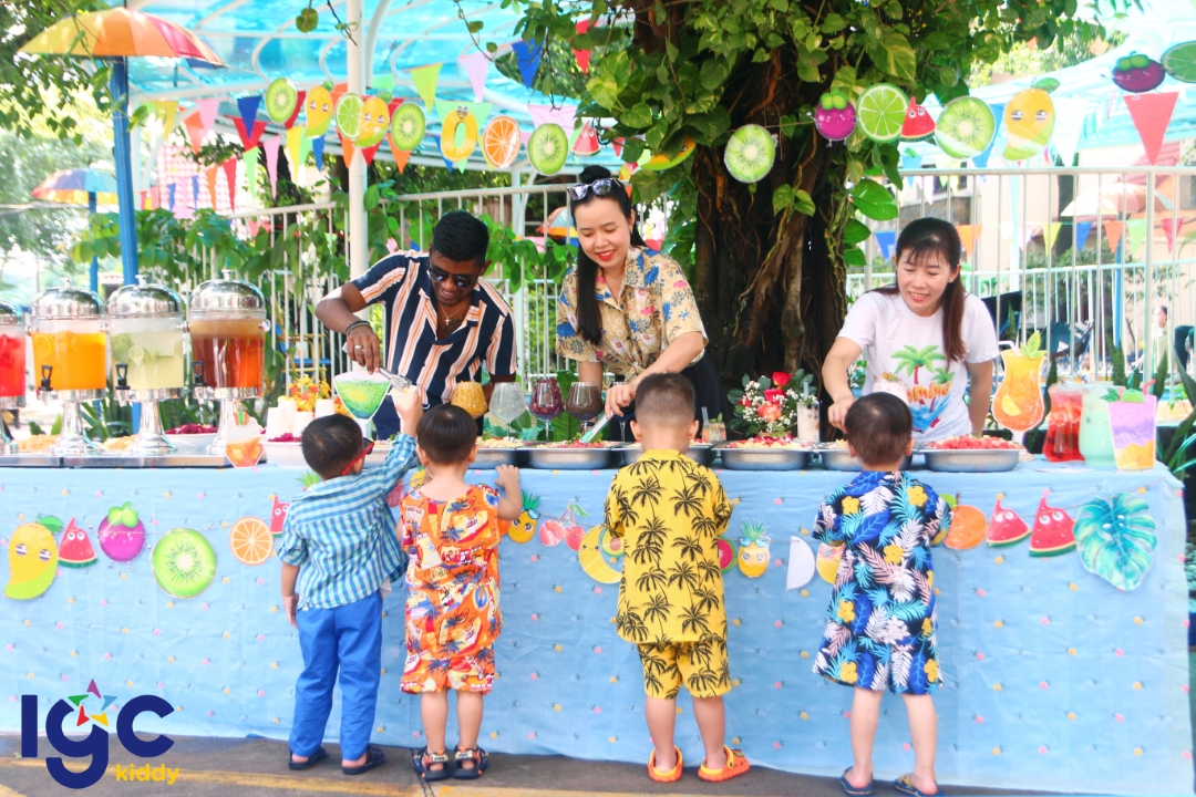 KHUẤY ĐỘNG MÙA HÈ TẠI TRƯỜNG MẦM NON IGC BÌNH DƯƠNG VỚI MOCKTAIL PARTY