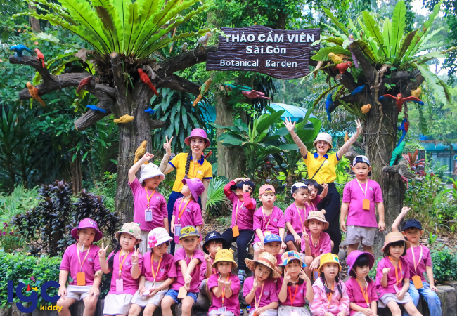 CHƯƠNG TRÌNH HỌC TẠI TRƯỜNG MẦM NON SONG NGỮ IGC BÌNH DƯƠNG: THAM QUAN DÃ NGOẠI THẢO CẦM VIÊN