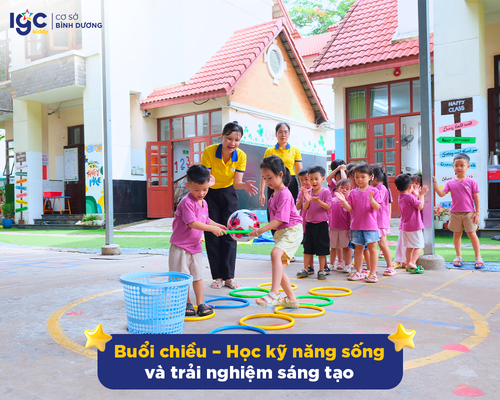 Buổi chiều tại IGC Kiddy cơ sở Bình Dương