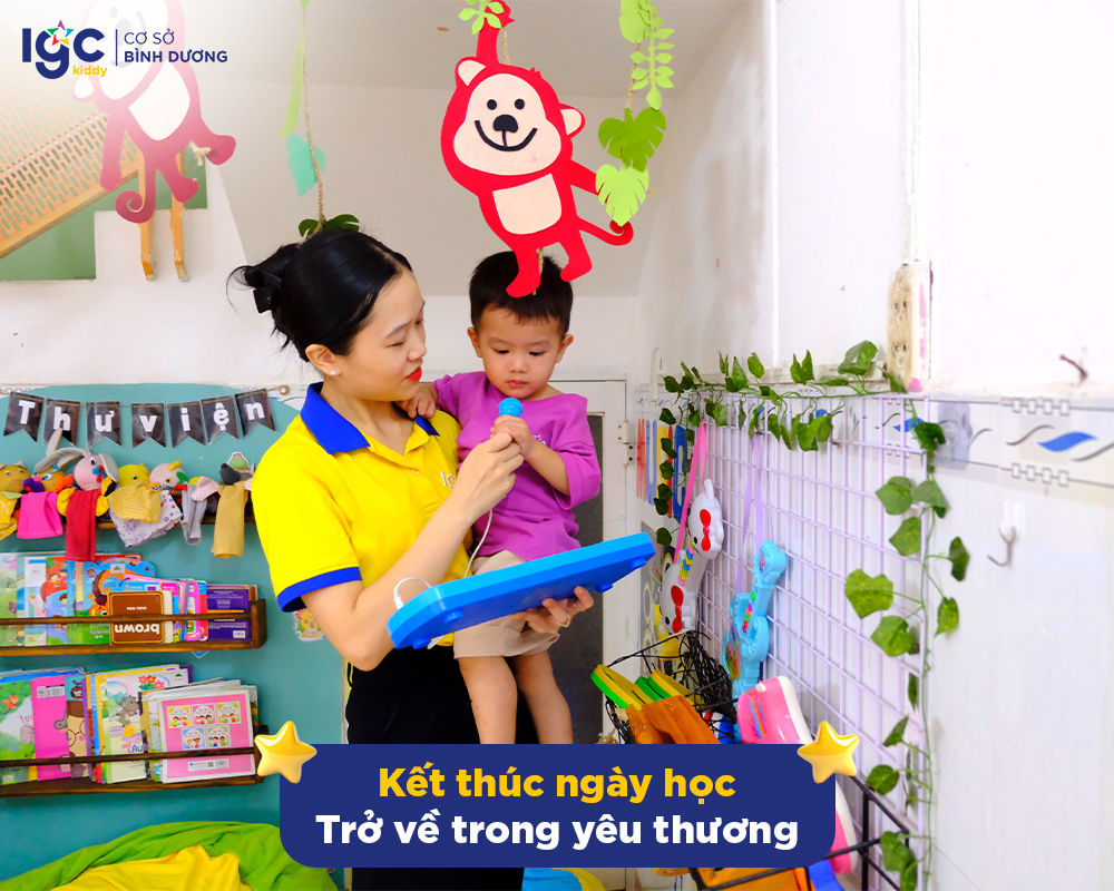 Kết thúc một ngày tại IGC Kiddy cơ sở Bình Dương