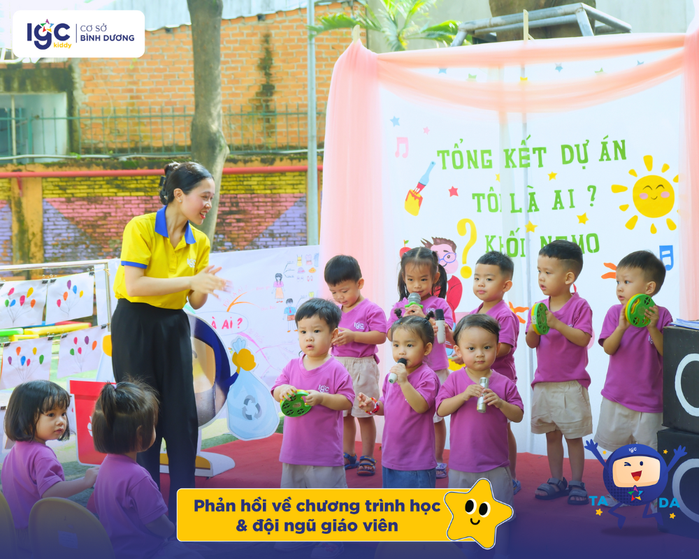 phản hồi về chương trình học