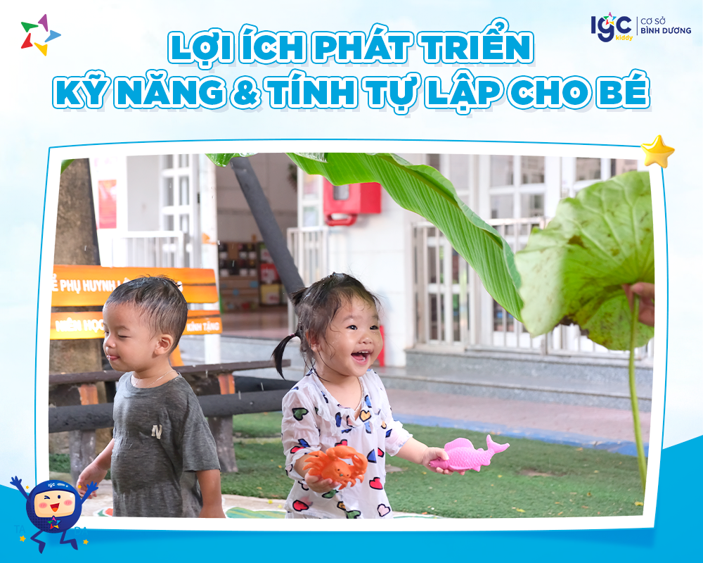 lợi ích phát triển toàn diện cho bé