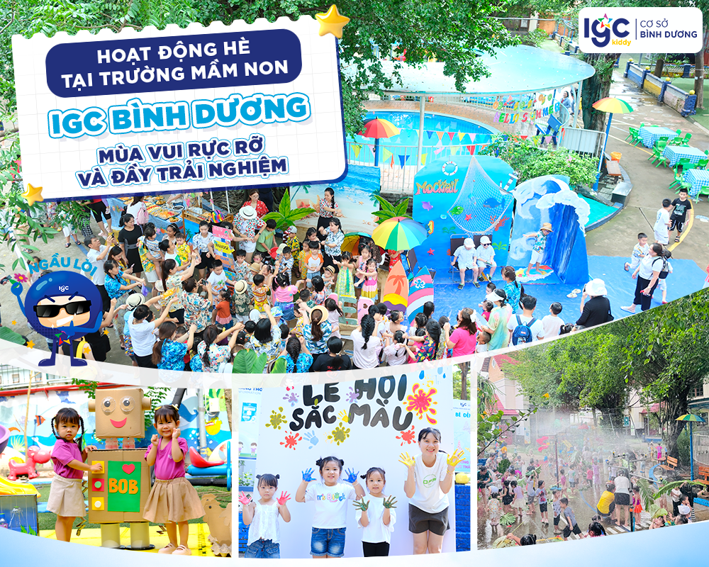 hoạt động hè tại trường igc kiddy bình dương