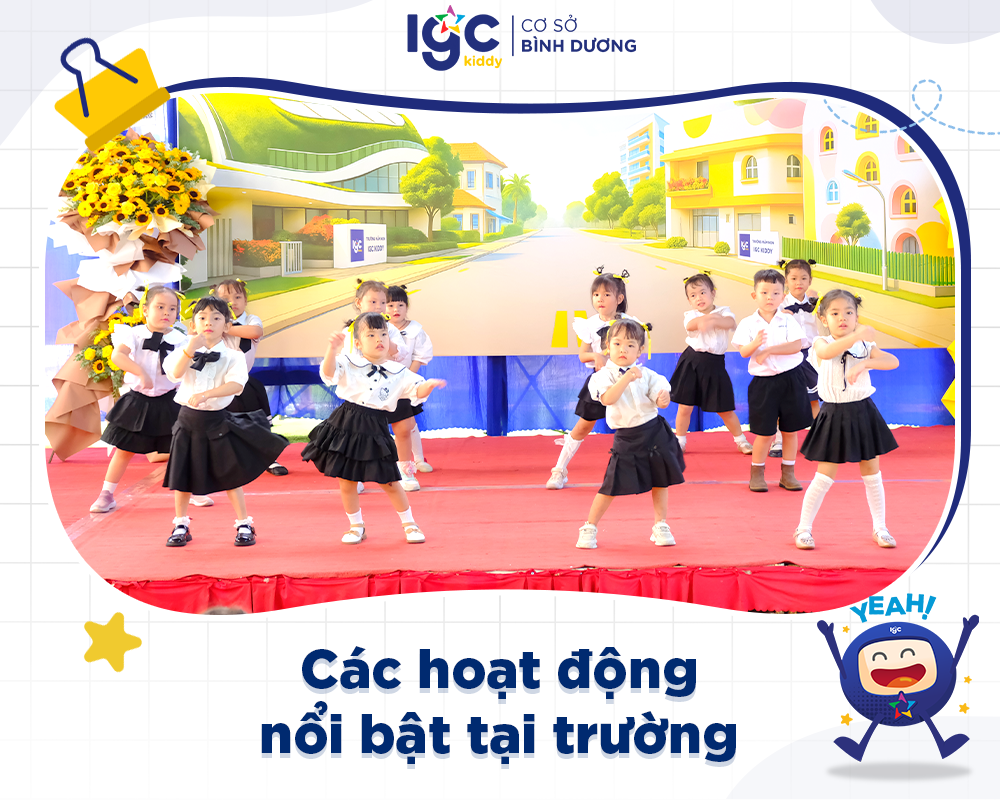 Hoạt động tại IGC Kiddy cơ sở Bình Dương