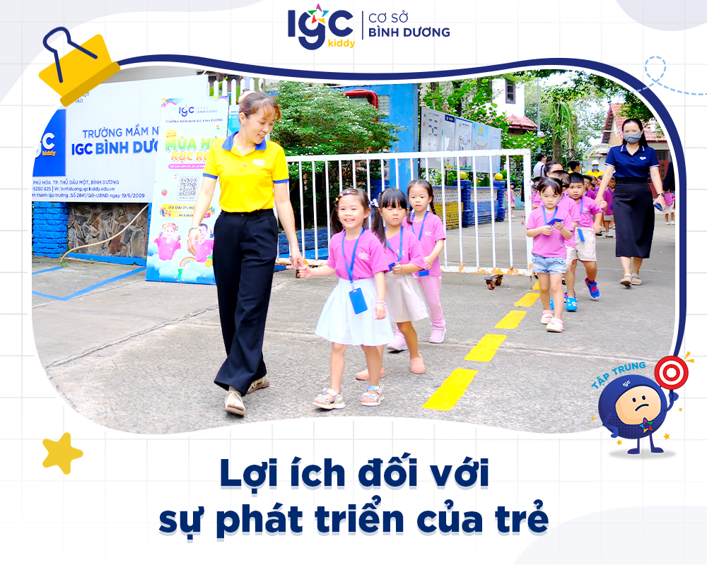 Lợi ích đối với sự phát triển của trẻ