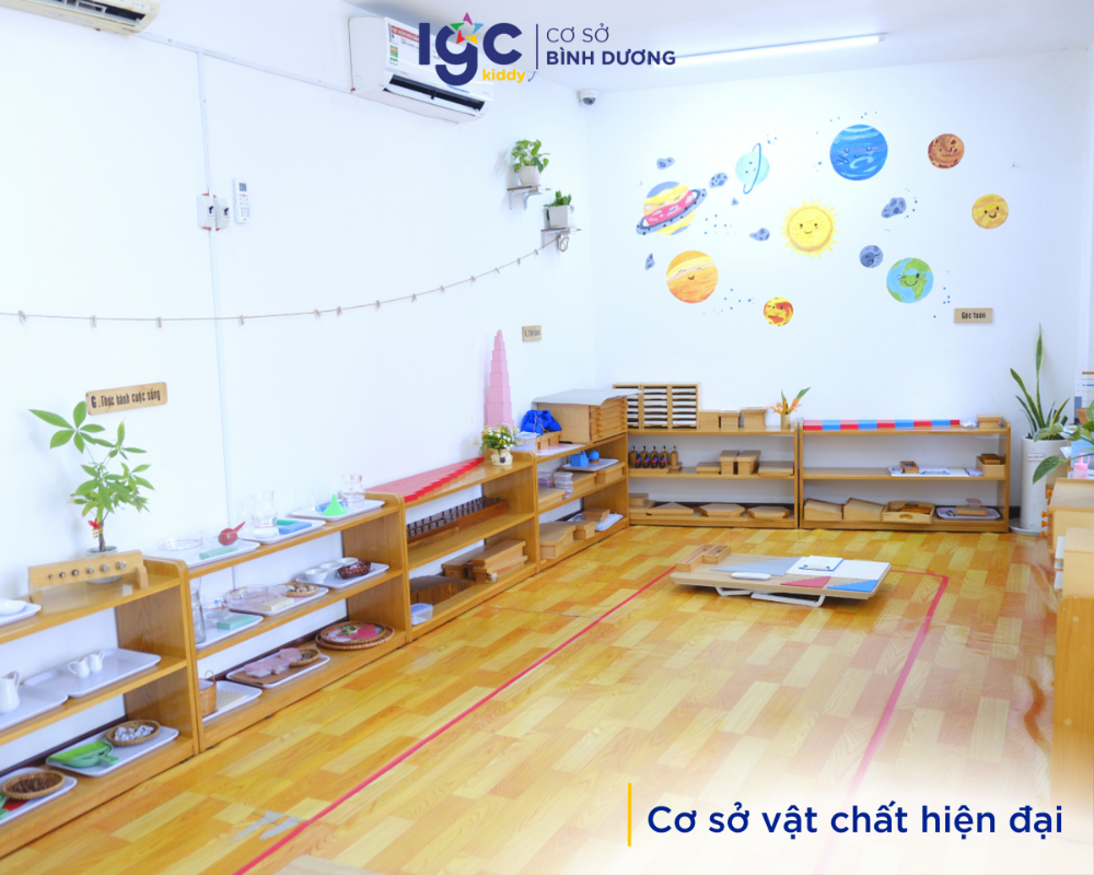 Cơ sở vật chất tại IGC Kiddy cơ sở Bình Dương